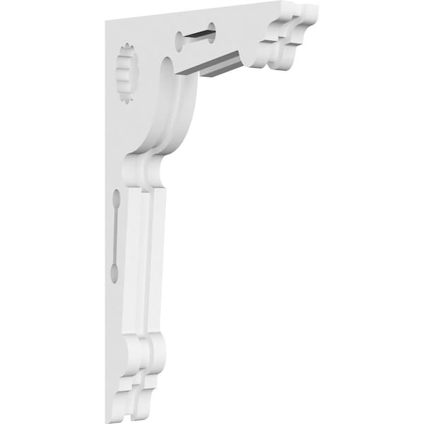 Ekena Millwork Cena Architectural Grade PVC Corbel, 1 7/8"W X 8"D X 14"H CORP01X08X14CE - main